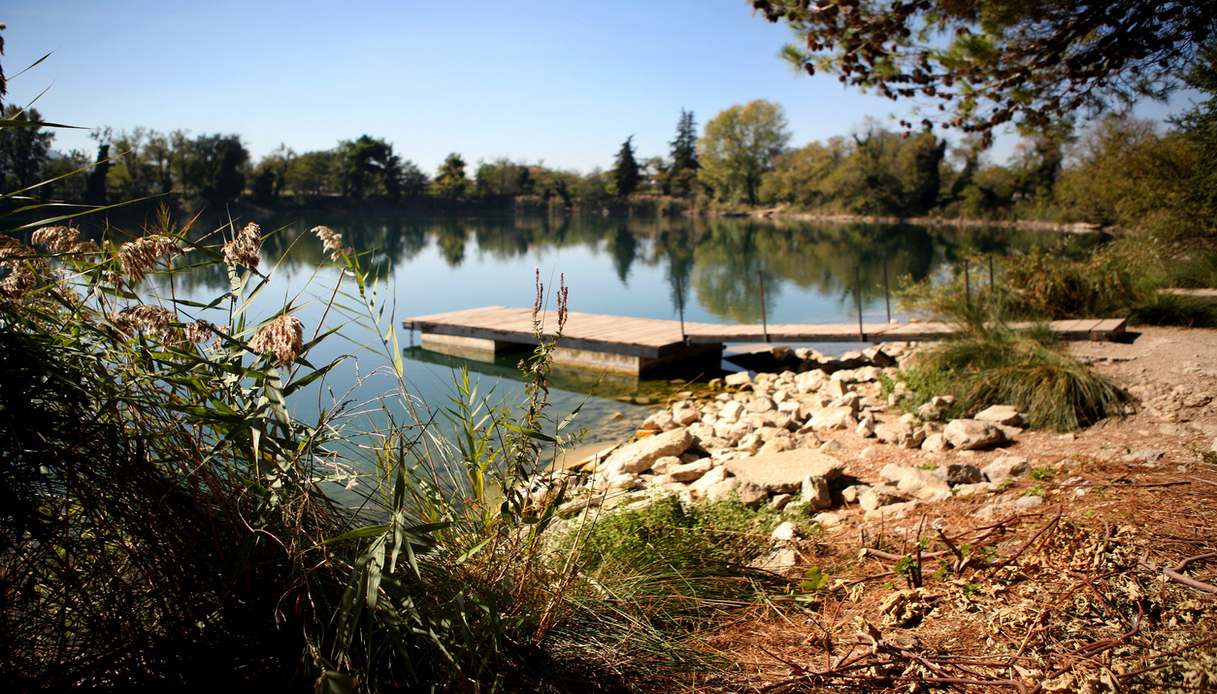 Lago di Telese, in Campania