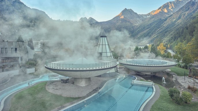 Immersa tra le Alpi c’è una delle spa più belle d’Europa