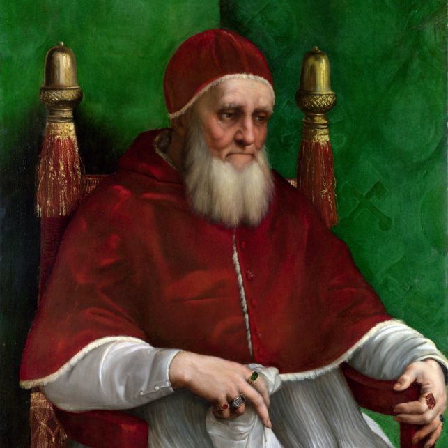 ritratto papa giulio raffaello a Bologna