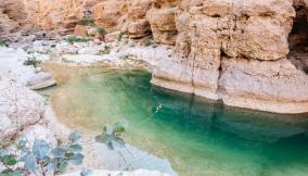 Trekking nella gola del Wadi Shab