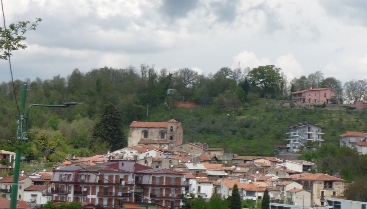 Panoramica di Marzi, in Calabria
