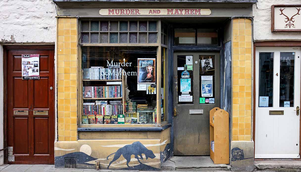 A bookstore in Hay-on-Wye