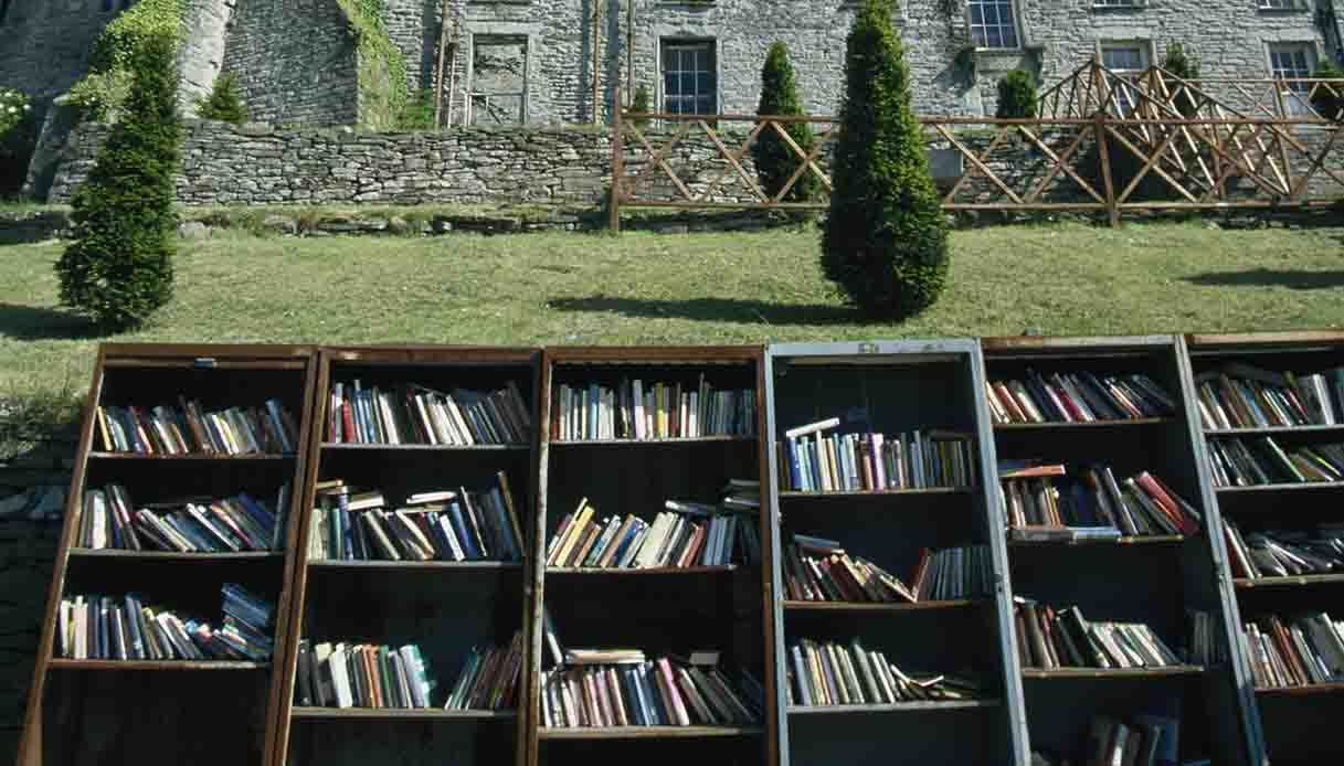 Libri per le strade di Hay-on-Wye