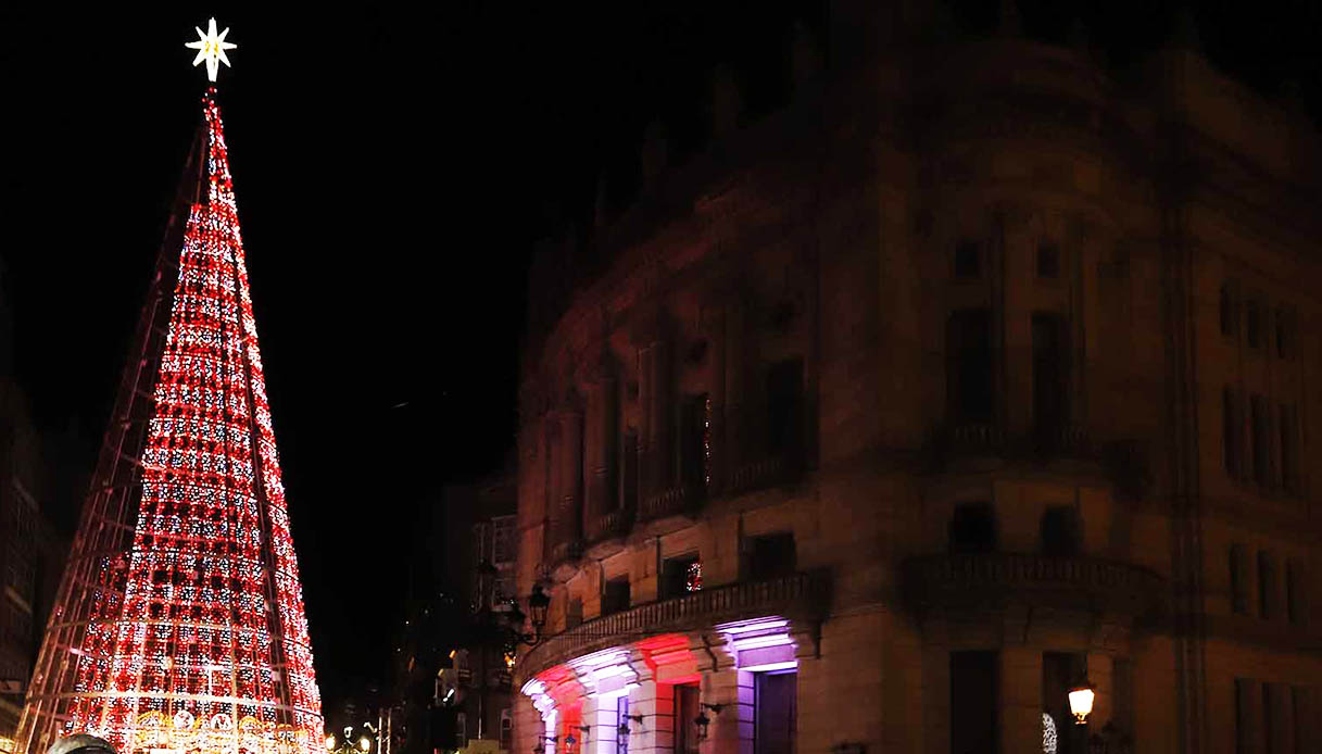 Vigo, uno degli alberi di Natale più suggestivi di Spagna