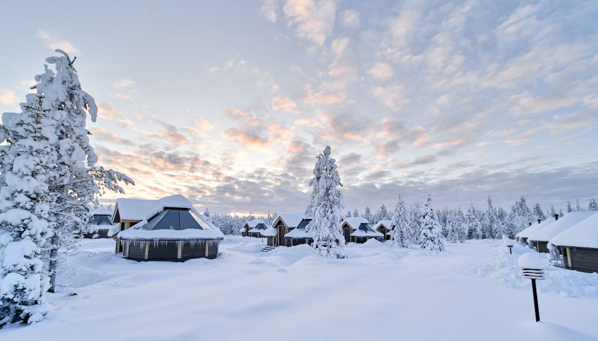 Gli alloggi con vista sull'aurora boreale nella Lapponia Finlandese
