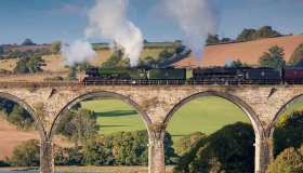 In Inghilterra, a bordo dello storico treno a vapore Flying Scotsman