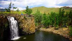 La cascata dell'Orkhon, perla da ammirare