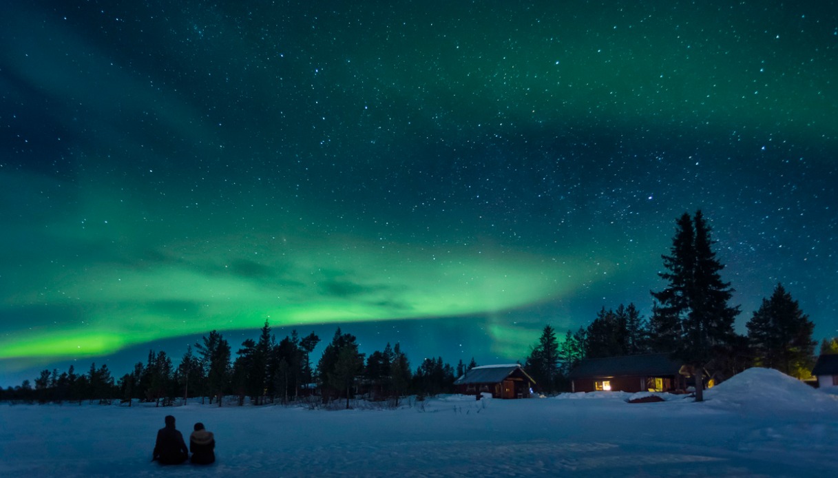 Aurora boreale a Kiruna