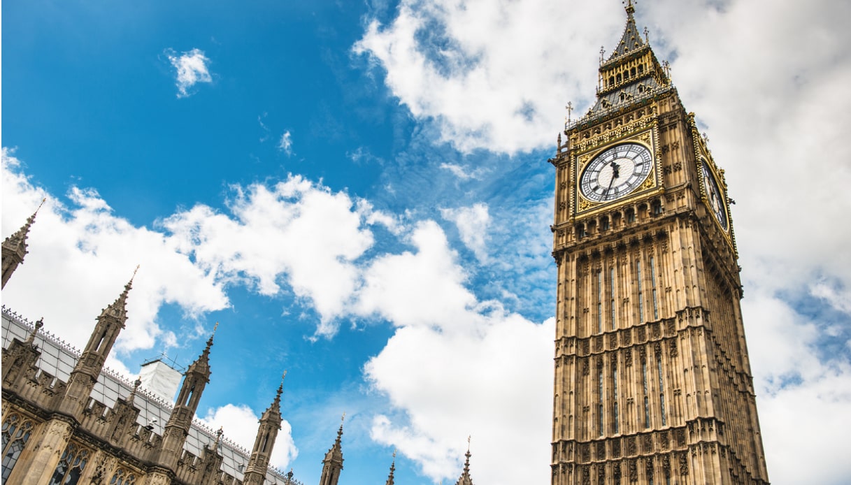 Torre dell'orologio e Big Ben a Londra