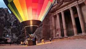 Petra come non l’avete mai vista, dall’alto di una mongolfiera