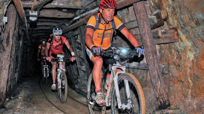 In bicicletta dentro una miniera: l’esperienza