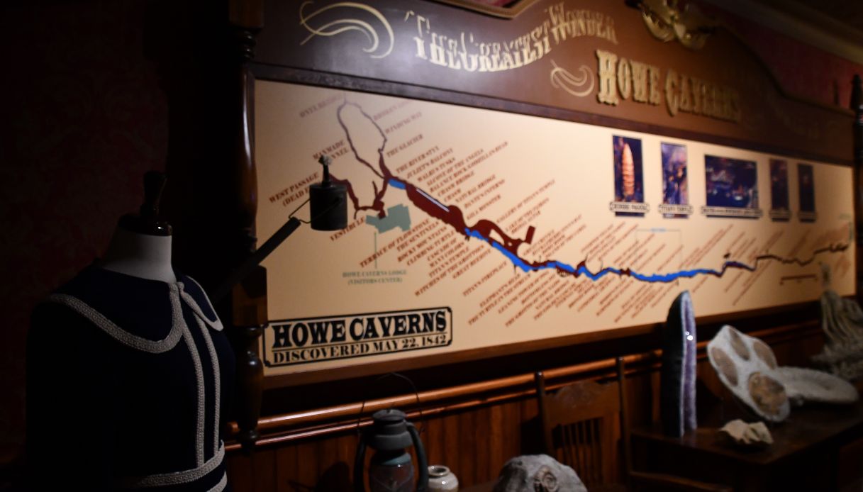 Howe Caverns, il percorso sotterraneo