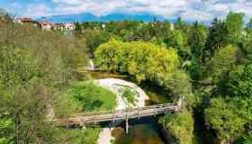 Kranj, la città con un canyon in centro