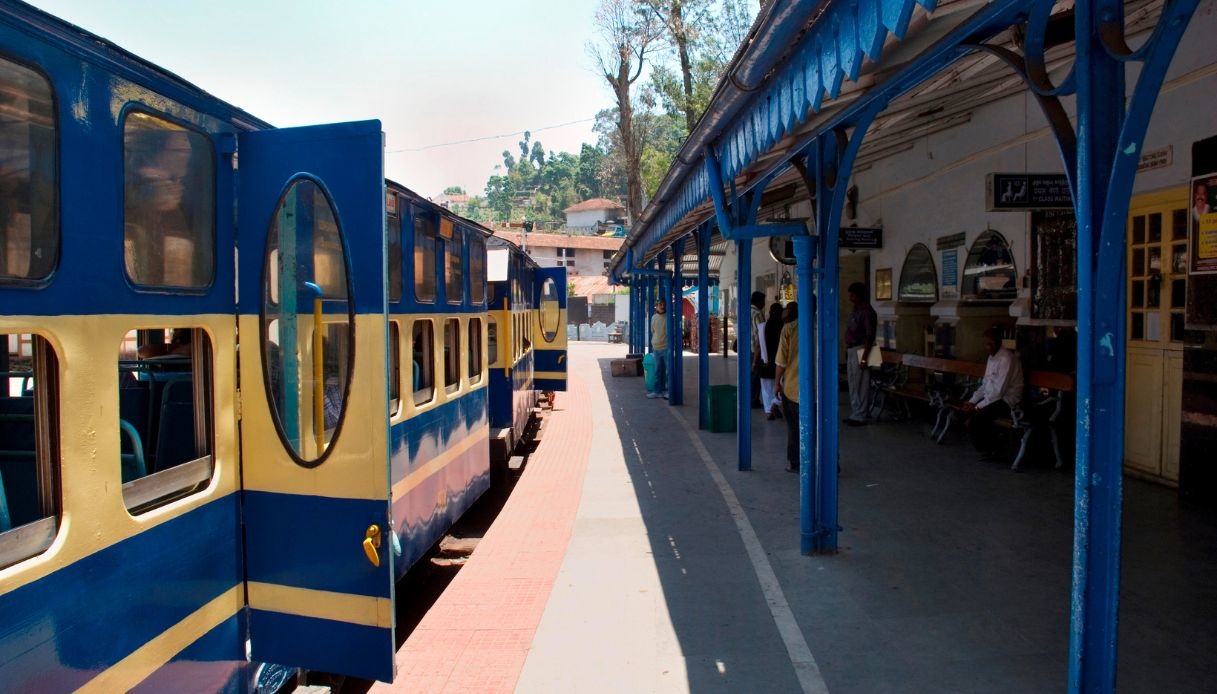 Una fermata della Nilgiri Mountain Railway