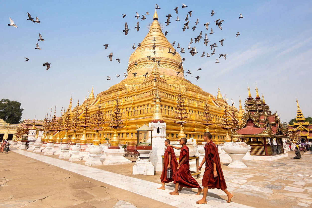 Pagoda Shwezigon, Bagan