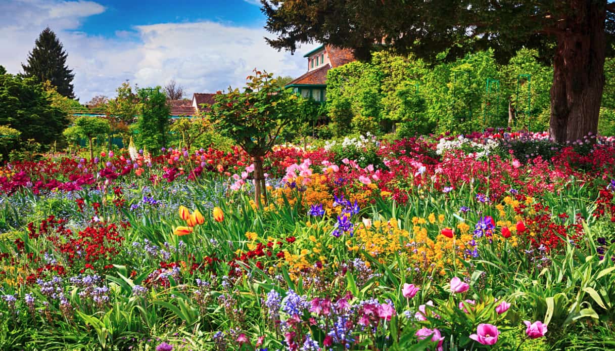 Lo spettacolare giardino di Monet nella sua casa a Giverny