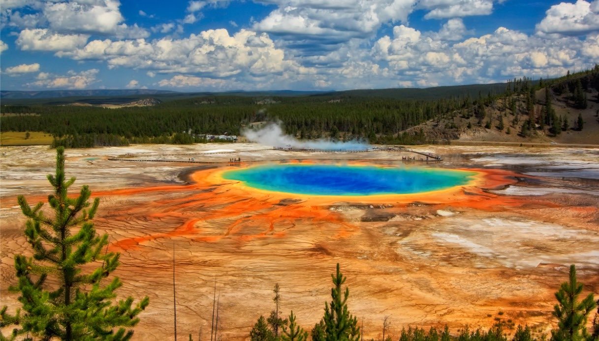 La Grand Prismatic Spring, Parco Nazionale di Yellowstone