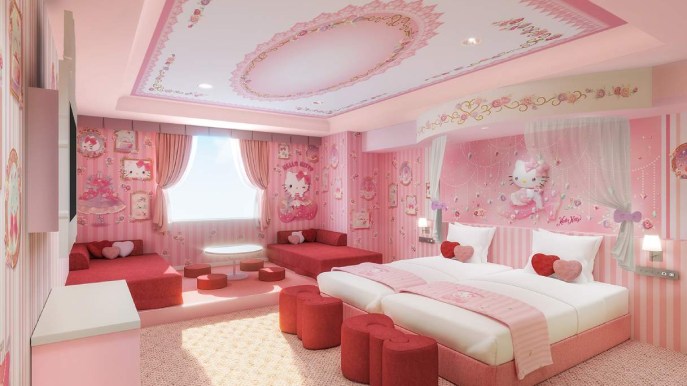 L’hotel di Hello Kitty esiste veramente e vi farà tornare bambini