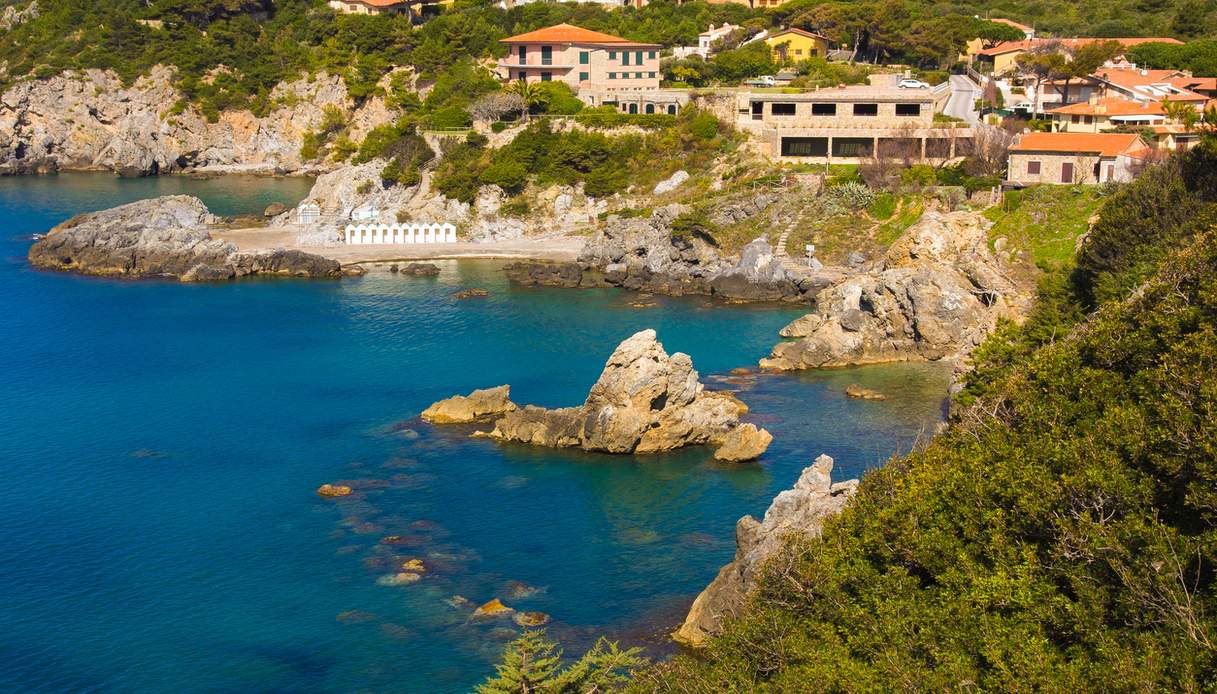 Spiaggia di Talamone a cavallo