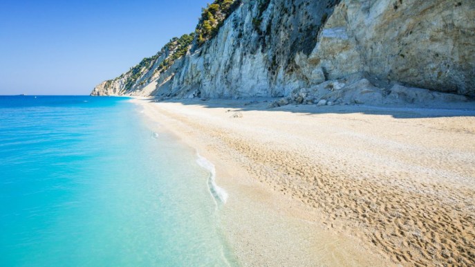 Egremni Beach, tra le più spettacolari della Grecia
