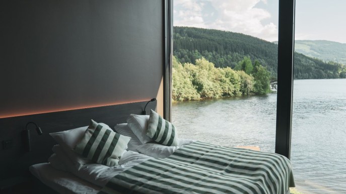 Norvegia: un altro alloggio da sogno sulla riva del fiume