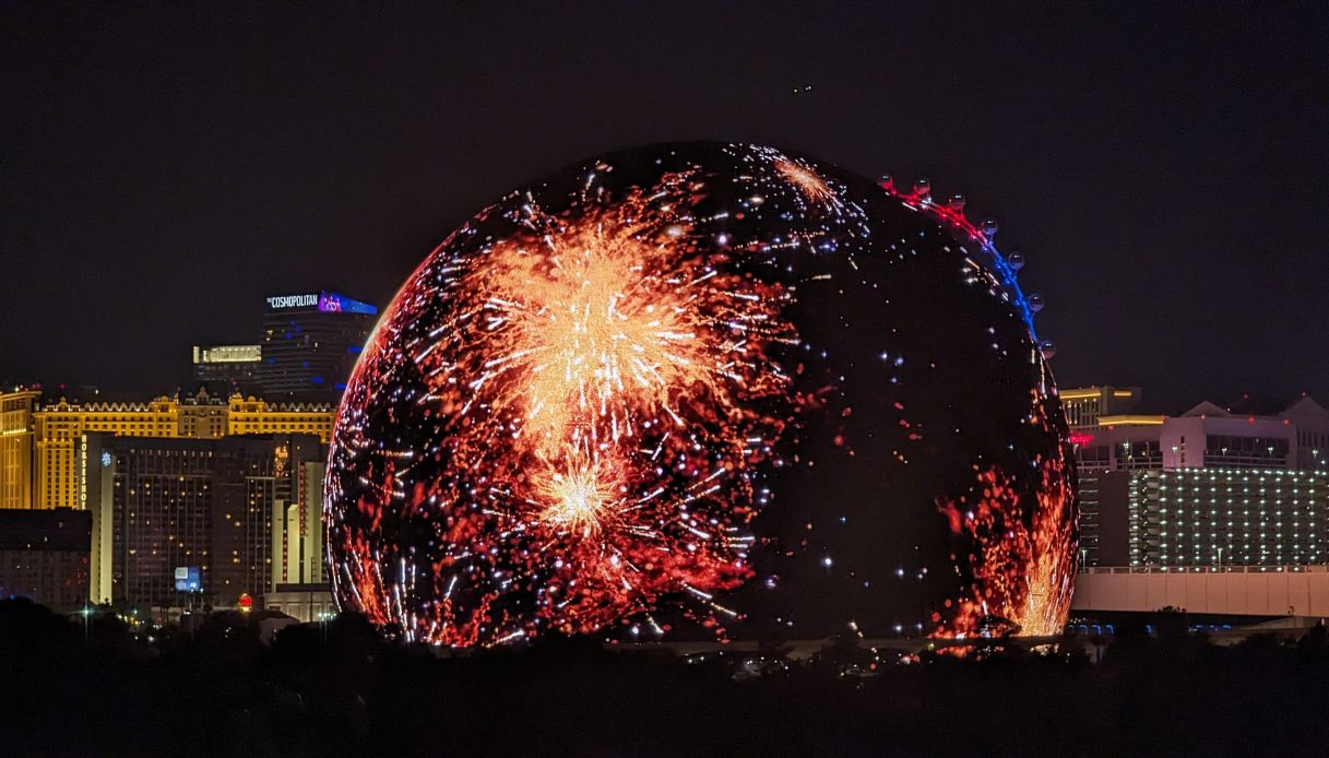 La MSG Sphere illumina Las Vegas