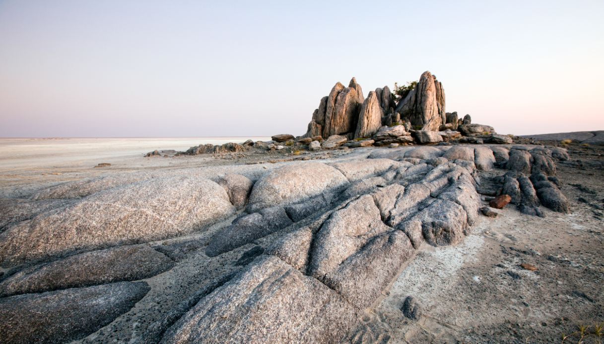 Kubu Island Makgadikgadi Pans, Botswana