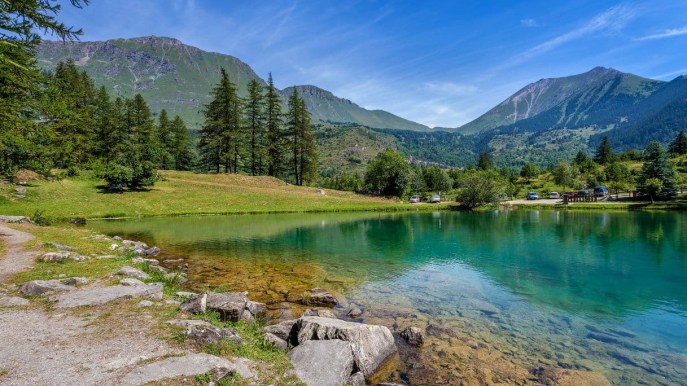 Lago del Laux, spettacolo Piemontese