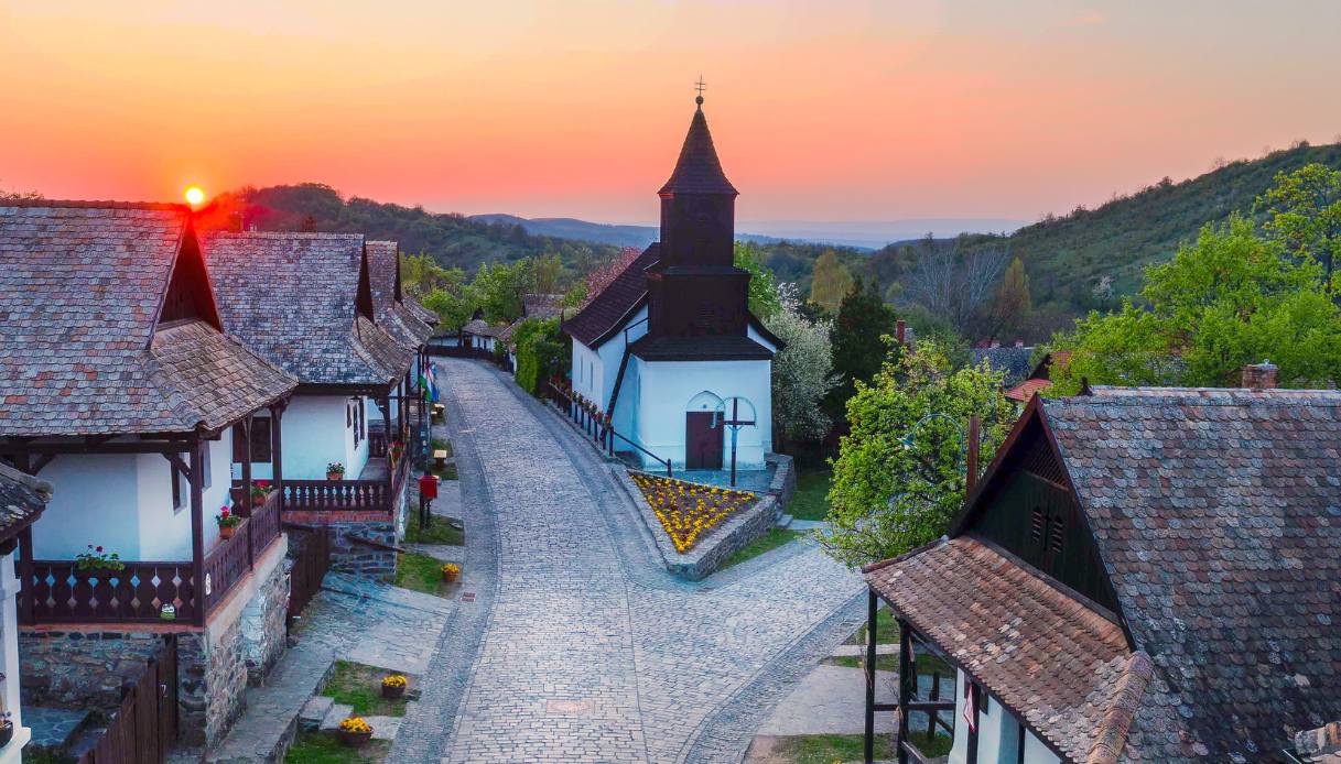 Hollókő, villaggio Ungheria