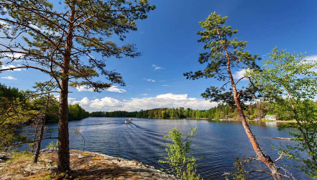 Lago Saimaa , Finlandia