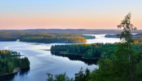 Lago Saimaa Finlandia