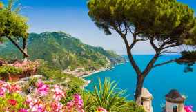 Ravello, dipinto a cielo aperto