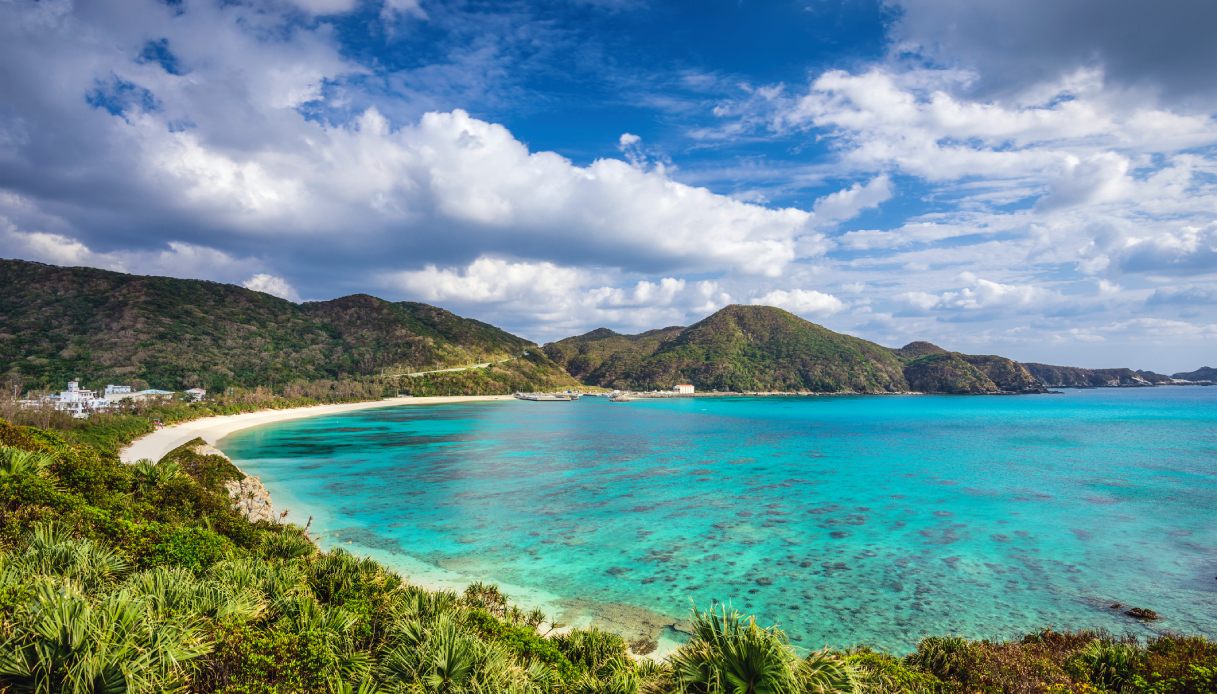 spiaggia di Okinawa Giappone