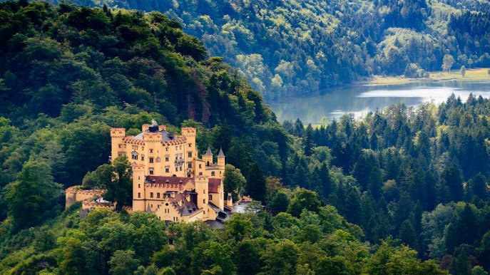 Castello di Hohenschwangau, un vero spettacolo della Baviera