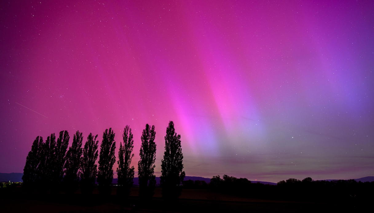 La spettacolare aurora boreale in Italia: dove è stata vista