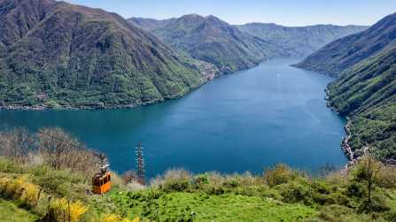 Apre una funivia con vista mozzafiato sul Lago di Como