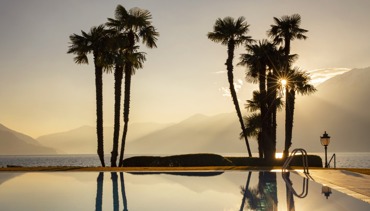 Vista da sogno dell'Hotel Eden Roc, Ascona