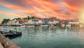 Weymouth e le antiche rovine del Castello di Sandsfoot