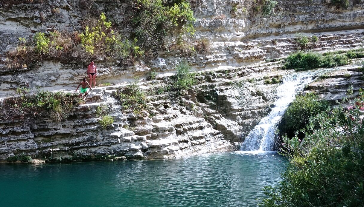 Tuffo a Cavagrande del Cassibile