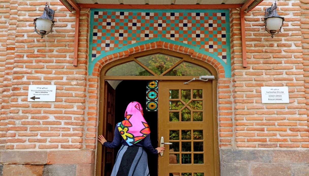 ingresso Moschea Blu Erevan