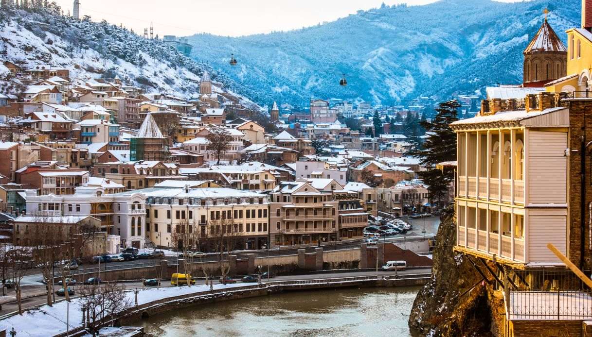 Tbilisi in inverno, temperature medie