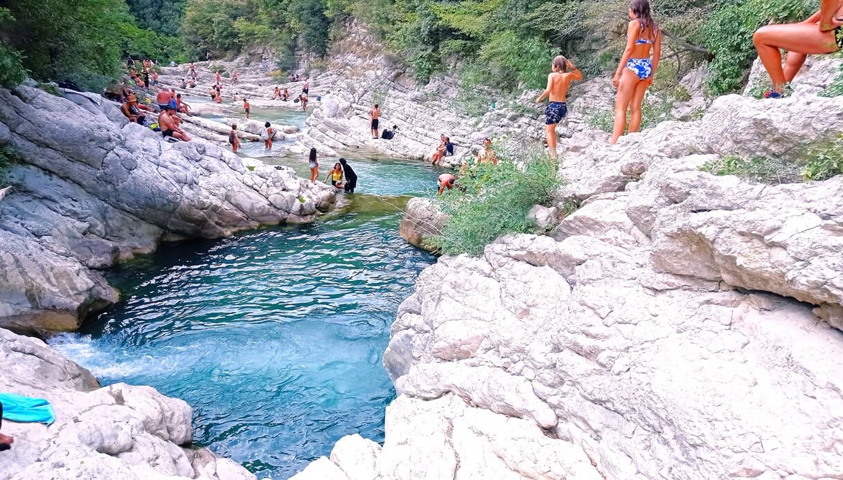 spiagge acqua dolce marche