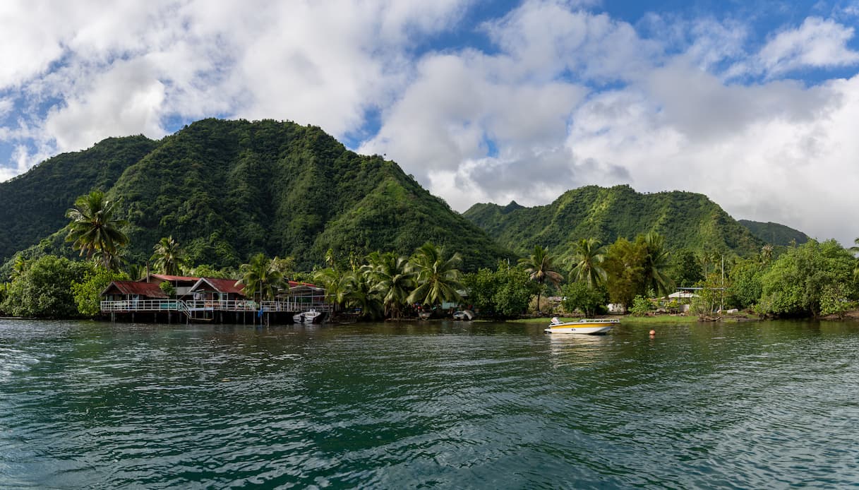 Teahupo'o, villaggio