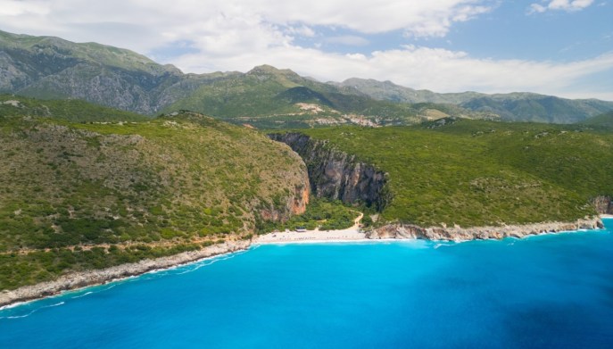 Albania spiaggia Gjipe