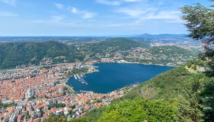 Vista Lago di Como Brunate