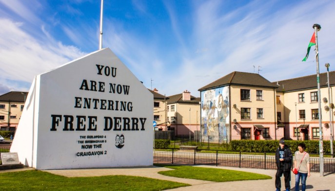 Quartiere Bogside Derry