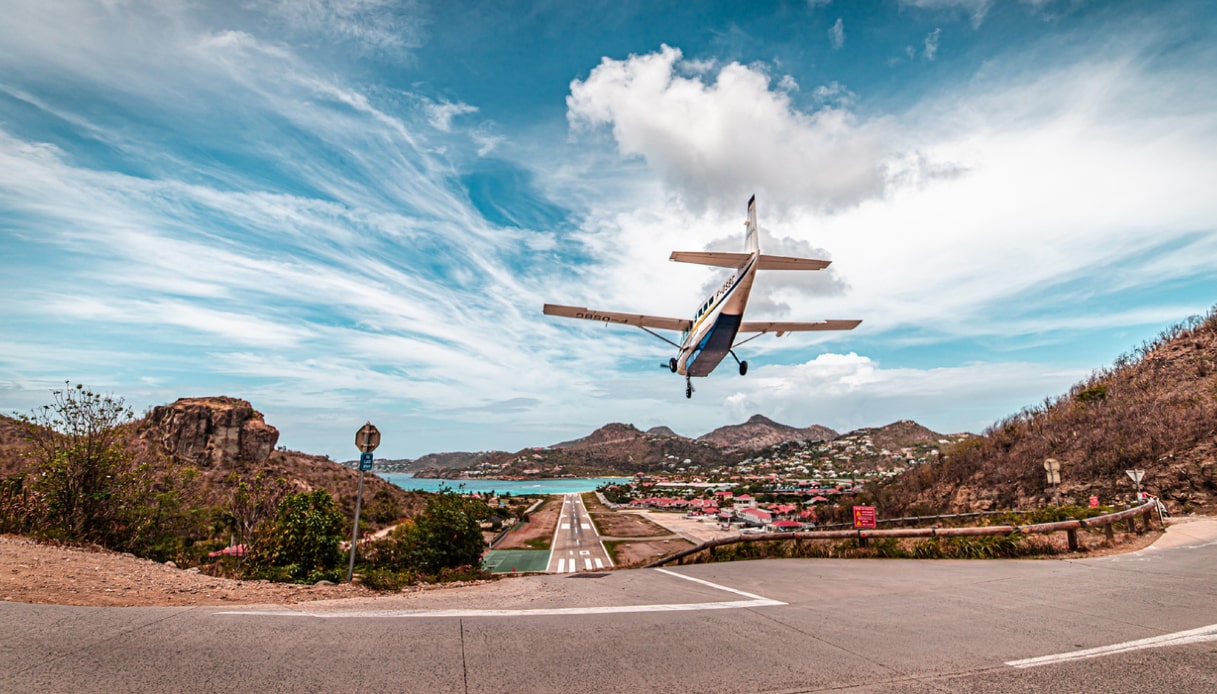 Aereo atterra a Saint Barthélemy