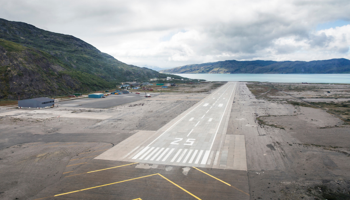 Narsarsuaq dove atterrare in Groenlandia