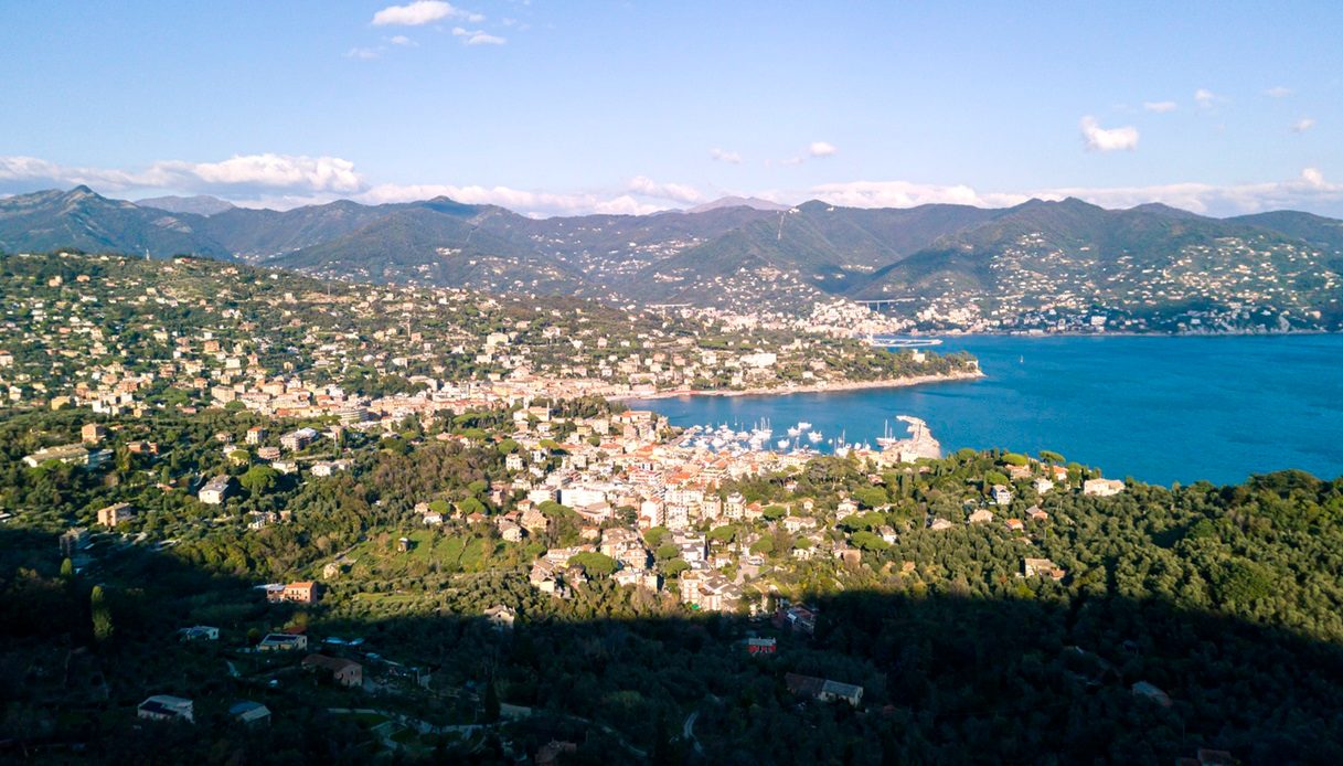 Santa Margherita Ligure vista dalla frazione di Nozarego