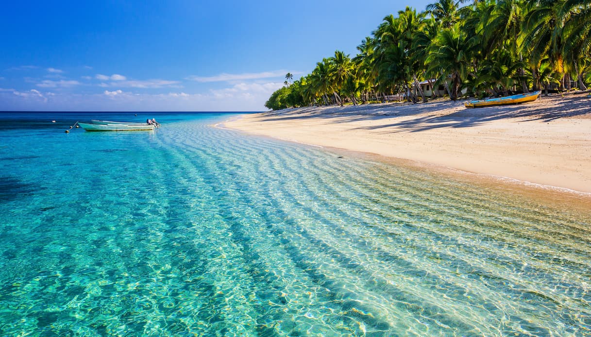 Spiaggia, Isole Fiji